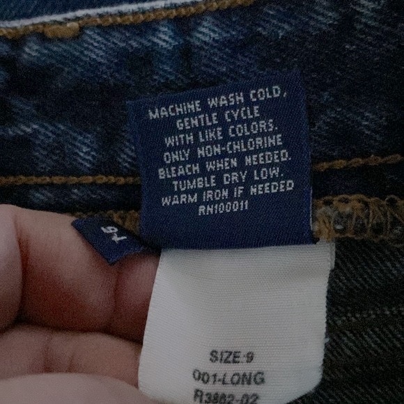 Bongo Jeans Vintage Size 9 Long High Rise Excellent Condition - Picture 9 of 9